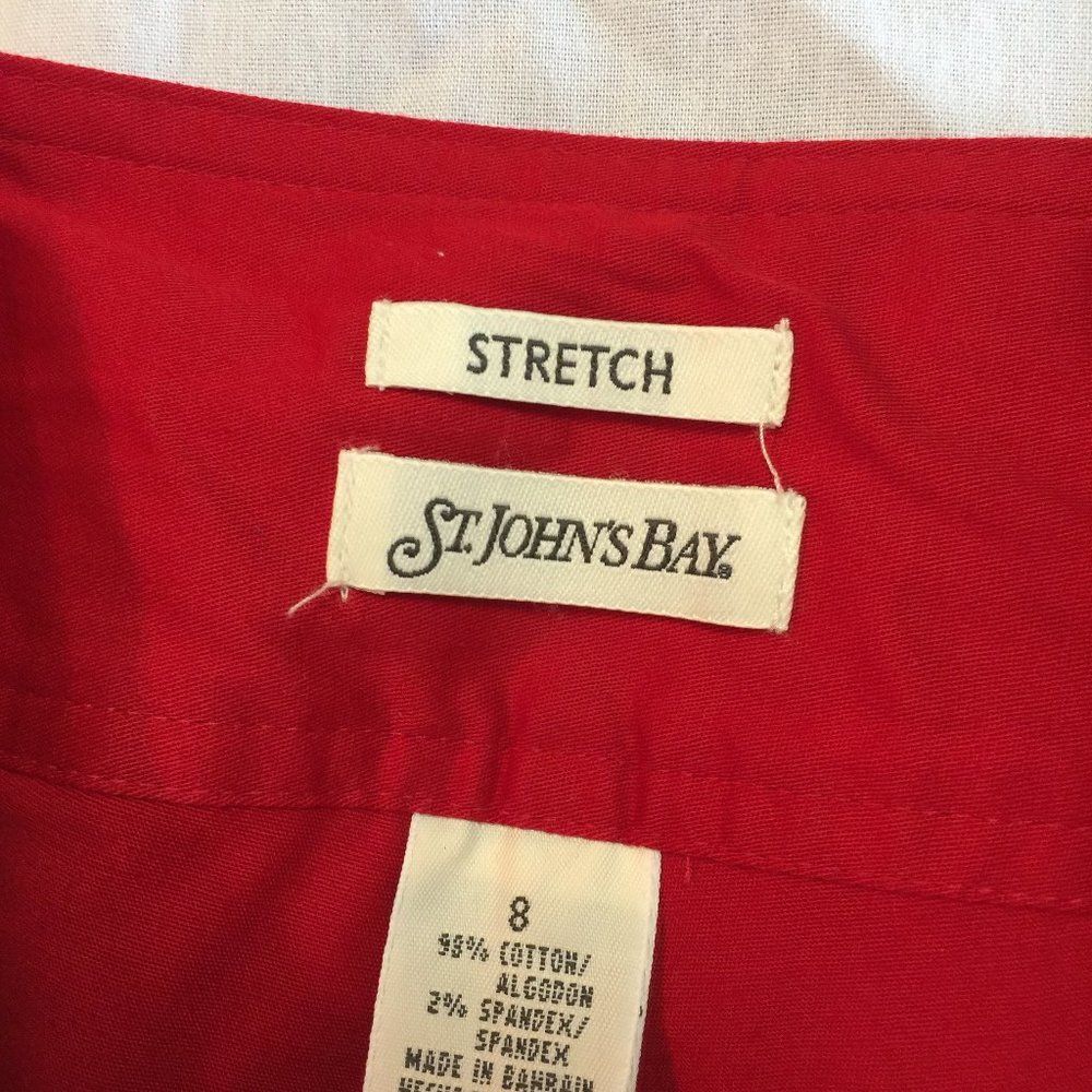 ST JONHS BAY STRETCH WOMENS SKIRT SKORT WITH BUILT SHORTS SIZE 8 - Picture 2 of 4